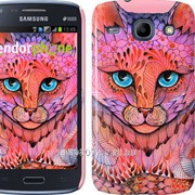 Чехол на Samsung Galaxy Core i8262 Узорчатая кошка 2822c-88 фотография