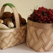 Корзинки для ягод из строганного шпона фото