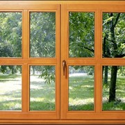 Деревянные окна из трехслойного качественного бруса сосны