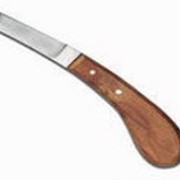 Нож копытный по Бурдиццо, правосторонний, с деревянной рукояткой MI-222 фото