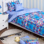 Детское постельное белье geometry blue