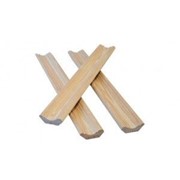 Плинтус деревянный фигурный цельный СОСНА 30x30x3000