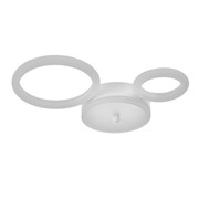 Люстра с ПДУ 2032/2 LED 54Вт белый 55х28х4,5 см фото