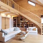 Лестницы деревянные. фото