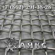 Сетка тканая 5х5х1.6 проволочная черная стальная металлическая НУ ГОСТ 3826-82 размер 5х5 фотография
