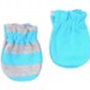 Одежда 8506-2 голубой озеро полоса рукавички фотография
