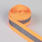 Светоотражающая лента стропа, 25 мм, 5 ± 1 м, цвет оранжевый фото