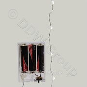 Гирлянда нить 2м 40ламп белая LED водонепроницаемая фото