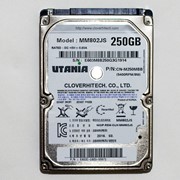 Жесткий диск HDD 2,5“ 250GB UTANIA MM802JS фотография