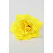 Роза (9 см, 5 слоёв, 1 шт), жёлтый