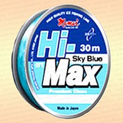 Леска рыболовная Hi-Max Sky Blue, голубая, 100 м 0,27 мм тест 7,5 кг фото