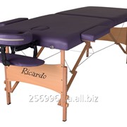 Массажный стол деревянный MILANO фиолетовый фото