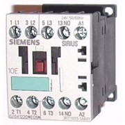 Контактор Siemens 3RT1015-1AF01 для электродвигателей, мощность нагрузки 3 кВт, управляющее напряжение US = 110 V AC. 50 ГЦ по низкой цене.