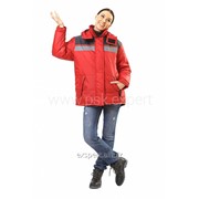 Куртка Эребус красный/серый женская КУР604 фото