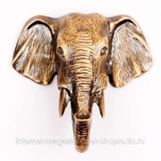 Вешалка - крючок Голова слона малая LS-01-002-ANT фотография