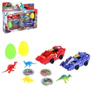 Игровой набор «Авто динозавры», 2 штуки, цвета МИКС фото
