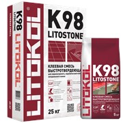 Плиточный клей Litokol litostone K98 серый мешок 25 кг фотография