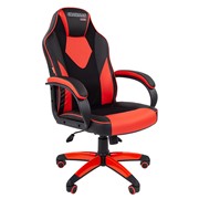 Компьютерное кресло Chairman game 17 чёрное/красное фотография
