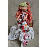 Девчушка-домовушка. текстильная кукла