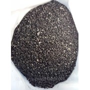 Полистирол дробленый гранула черного цвета фотография