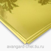Кассетный потолок алюминиевый АР600А6 цвет золото Албес
