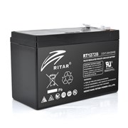 Аккумуляторная батарея AGM RITAR RT1272B, Black Case, 12V 7.2Ah ( 151 х 65 х 94 (100) ) Q10 фото