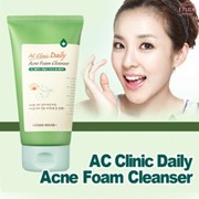 Пенка для умывания AC Clinic Daily Acne Foam Claenser 150ml Etude House фото