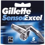 Сменные кассеты Gillette SENSOR Excel 5 шт (3014260244873) фото