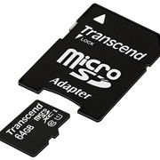 Карта памяти Transcend Micro SDHC Card 64GB class10 U1 w/adapter (TS64GUSDU1) фото