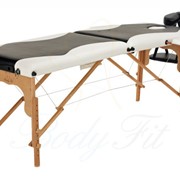 Деревянный 2-х сегментный стол для массажа 2 цвета фотография