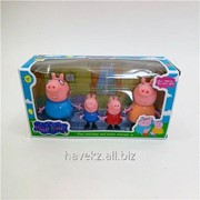 Детский набор счастливая семья с героями мультфильма, Свинка Пеппа фото