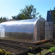 Теплица Оцинковочка 4 метра. Каркас + поликарбонат фото