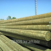 Опора ЛЭП деревянная L 6.2 м, D 16-18 см