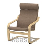 Подушка-сиденье на Кресло Исунда коричневый ПОЭНГ фотография
