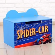 Контейнер-сундук с крышкой SPIDER CAR, цвет синий фотография