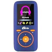 Плеер Ritmix RF-4450 Blue-Orange, дисплей, 4 Гб встроено, микро SD до 16 Гб, FM-радио, диктофон - синне-оранжевый