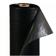 Пленка полиэтиленовая черная 120 мкм 3*100 пм рукав 1,5 м фото