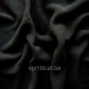 Флис микро - микрофлис, цвет черный W-0684-5