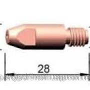 Наконечник токоподводящий М6х0,8х28 E-CU BW 140.0051 для п/а сварки