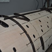 Ротационная Штанцформа для вырубки изделий из гофрокартона фотография