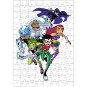 Пазл "Юные Титаны Вперёд Teen Titans Go" №1