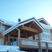 Строительство домов из бруса фото