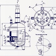 Аппарат с Эллиптическим днищем и крышкой для различных химических процессов
