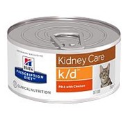 Hill's PD 82г конс. k/d Kidney Care Chicken Влажный корм диета для взрослых кошек для почек Курица фото