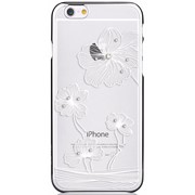 Чехол-накладка Comma Crystal Flora 360 для iPhone 6/6s Silver фотография