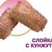 Печенье Слойка с кунжутом фото