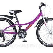 Велосипед Novatrack V-brake, 24“ 140686, Shimano TY-21 фиолет фото