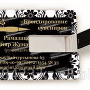 Флешки-визитки с логотипом фото