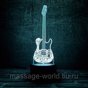 Сменная пластина для 3D светильников 3DTOYSLAMP Гитара 2 фото