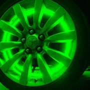 Автотюнинг, Система многоцветной подсветки автомобильных дисков SMART WHEELS Львов фотография